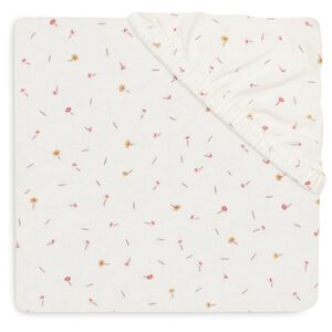 Drap housse jersey berceau 50x90cm Pretty Picnic Flower Drops 