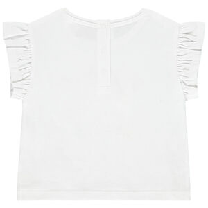 T-shirt manches courtes motif léopard pour bébé fille 