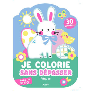 Livre Pâques "Je colorie sans dépasser" 3ans+ 
