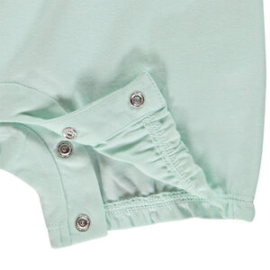 Combinaison courte en jersey print chaton pour bébé fille 