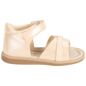 Sandales velcro effet irisé pour bébé fille 