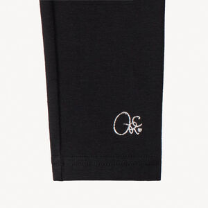 Lot de 2 leggings unis pour fille 