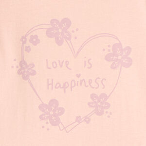 T-shirt manches longues fille imprimé fantaisie 