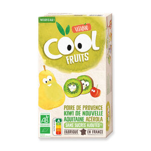 Gourde sucrée Cool Fruits poire et kiwi 90 g 