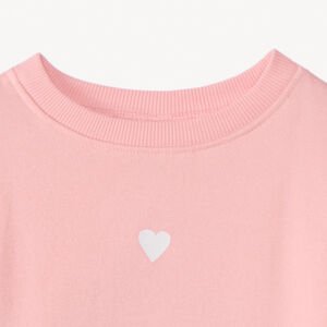 Ensemble sweat + pantalon de jogging uni pour bébé fille 