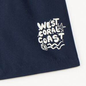 Short de bain bicolore et printé pour garçon  