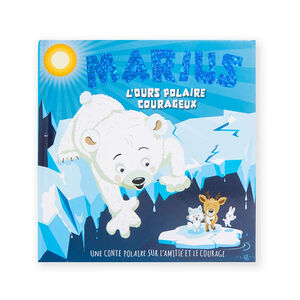 Livre personnalisé Marius l'ours polaire courageux 