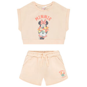 Ensemble t-shirt forme boîte + short Minnie Disney pour fille  