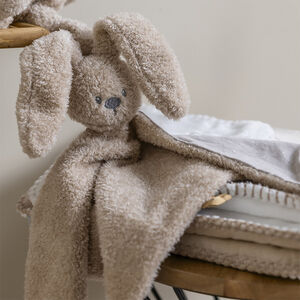Doudou maxi lapin Lapidou Teddy beige phosphorescent  