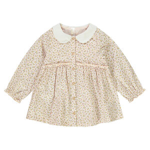 Chemisier Manches Longues Steiff Bébé Fille - 100% Coton - Look Romantique Cœur