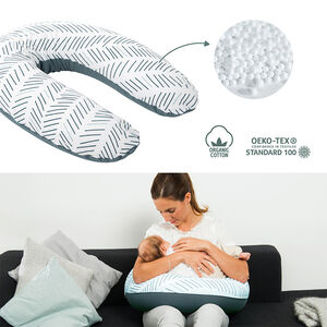 Coussin d'allaitement Doomoo – Ethnic petrol 