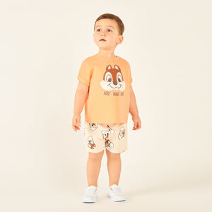 Ensemble 2 pièces t-shirt + short en nid d’abeille Tic & Tac Disney pour bébé garçon 