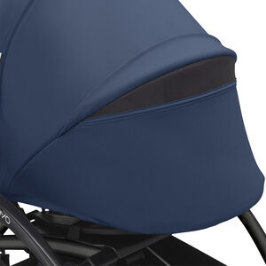 Poussette Stokke® YOYO³ de la naissance à 3 ans - cadre noir/bleu Air France 