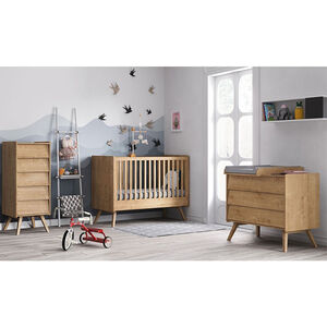 Lit Vintage 60 x 120 cm - Chêne 