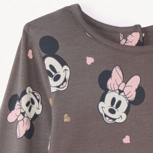 T-shirt manches longues imprimé Minnie Disney pour bébé fille  