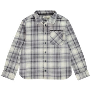 Chemise manches longues à carreaux pour garçon  