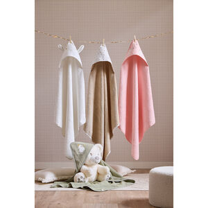 Cape de bain et gant de toilette Hiver magique 