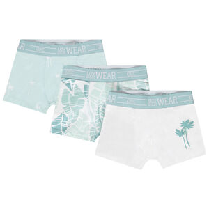 Lot de 3 boxers motifs palmiers pour garçon 