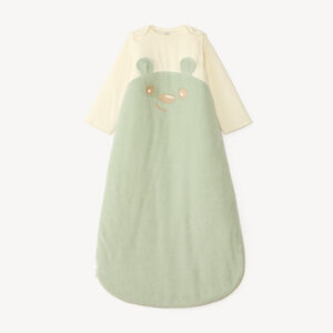 Gigoteuse en velours avec manches amovibles broderie ourson TOG 3 pour bébé garçon 