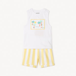 Ensemble 2 pièces débardeur + short fantaisie pour bébé garçon 