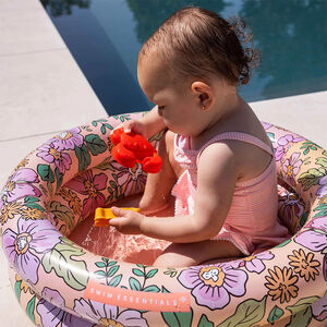 Petite piscine gonflable Ø 60 cm imprimé Pink Blossom 