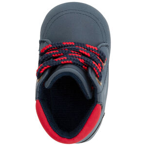 Bottillons souples bleu marine pour bébé garçon à lacets  