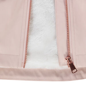 Parka gomme déperlante doublure sherpa pour fille 