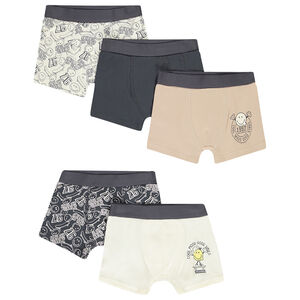 Lot de 5 boxers motifs SmileyWorld pour garçon 