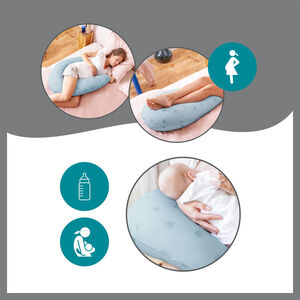 Coussin de grossesse B.Love - Wind bleu 