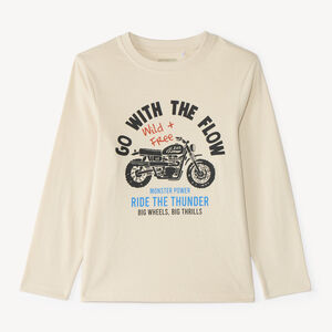 T-shirt manches longues garçon print fantaisie 