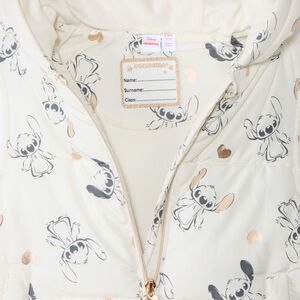 Doudoune sans manches à capuche Stitch Disney pour fille 