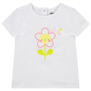 T-shirt manches courtes en coton à motif printé 