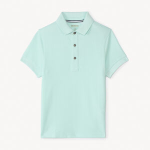 Polo manches courtes uni coton pour garçon 