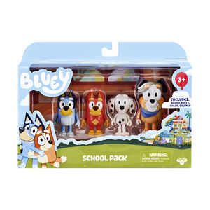 Set de 4 figurines Bluey et ses copains d'école 