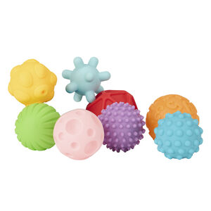 Set de 8 balles sensorielles texturées 