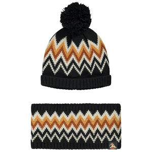 Bonnet-Écharpe 2 En 1 Bébé Rayson - Cagoule Doublée Polaire Avec Pompons, Chaud Cache-Oreilles Hiver