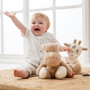 Peluche - Girafe Teddy - Ecru - 30cm 