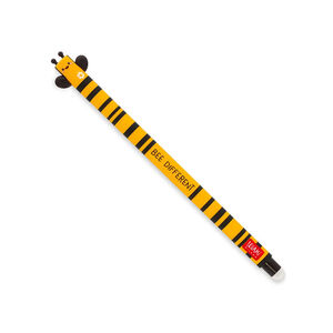 Stylo gel à encre noire effaçable Abeille 