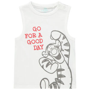 Débardeur en coton print Tigrou Disney 
