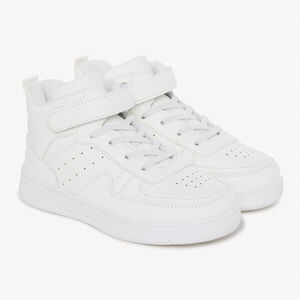 Baskets montantes unies pour garçon 