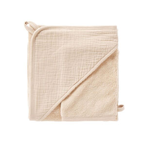 Cape de bain bambou + gant Mix & Match 70 x 70 cm 