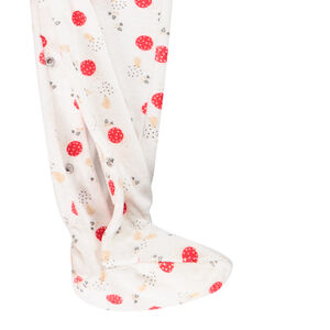 Dors-bien de Noël en velours pour bébé fille 