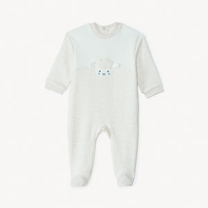 Dors-bien bicolore Mouton doublé sherpa pour bébé 