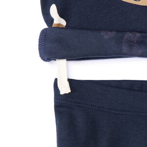 Set pyjama en interlock imprimé chiens pour bébé garçon avec finitions différentes selon l'âge 