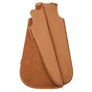 Gigoteuse brodée en velours TOG 2 Douce Hirondelle camel 