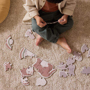 Lot de 4 puzzles évolutifs de 2 à 12 pièces Animaux 