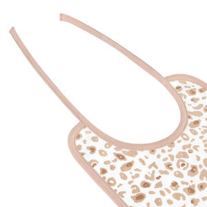 Lot de 5 bavoirs léopard 