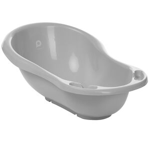 Baignoire avec bouchon Popotam 2.0 gris 
