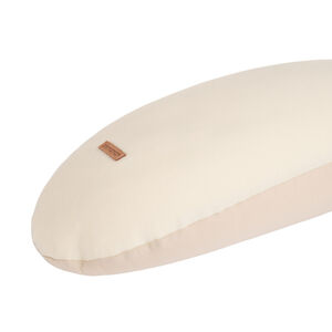 Coussin d'allaitement en microbilles bicolore 