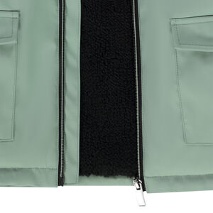 Parka gomme déperlante doublée sherpa pour garçon 